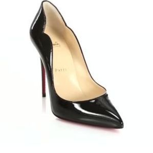 Christian Louboutin -Hot chick 100 Patent leather pumps - with duster bag